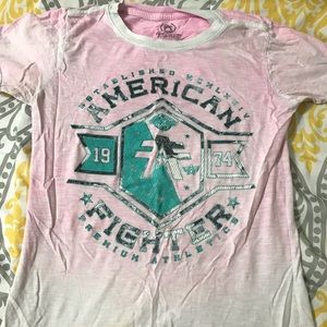 Pink American Fighter T-Shirt